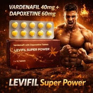 強效版印度偉哥 Levifil 艾力達雙效片 每盒10粒