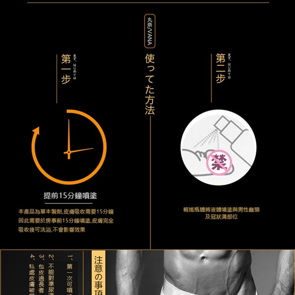 丸奈金裝升級版男用延時噴劑10ML - 12