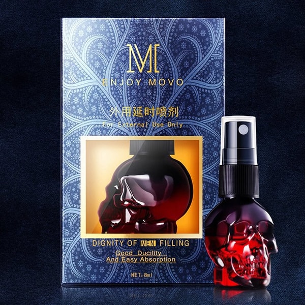 MOVO禁果男性外用延時噴劑8ml骷髏頭男士外用延遲噴劑 - 5