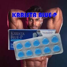 巔峰藍P雙效片 KRRISTA BLUE-P 超級威而鋼、助勃+早洩 - 1