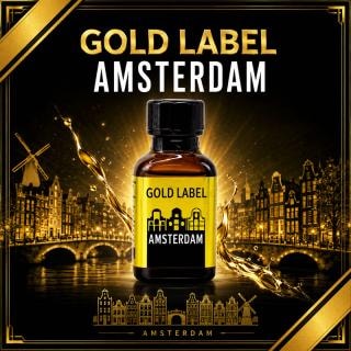 【歐陸傳奇】阿姆斯特丹 金牌尊爵版 GOLD LABEL RUSH|高純度Popper、深層放鬆不頭痛 30ML - 1
